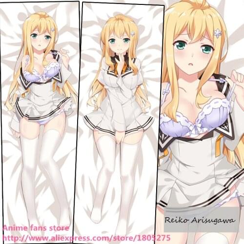 Cute Japanese Anime Shomin Sample Reiko Arisugawa Lovely Pillowcase Pillow Case Cover decorative Hugging Body