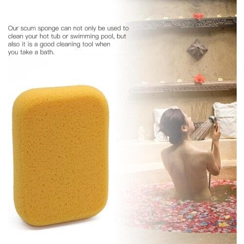 Pool Scum Sponge Reusable Pool Oil-Absorbing Sponge Spa Cleaner For Hot Tub Pool Cleaning Oil-Removing