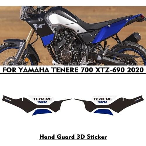 For yamaha T700 XTZ 690 for YAMAHA TENERE 700 2019-2020 sticker Motorcycle Original Handguard Extended 3D Stickers