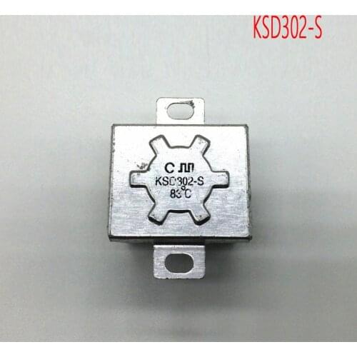 KSD302-S kicking thermostat for electric boiler,4 pin square 83/92 celsius degree temperature switch
