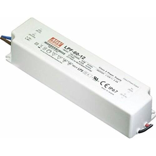 Original Meanwell LPF-60-15 60W 15V 4A constant current power supply PFC for LED lighting