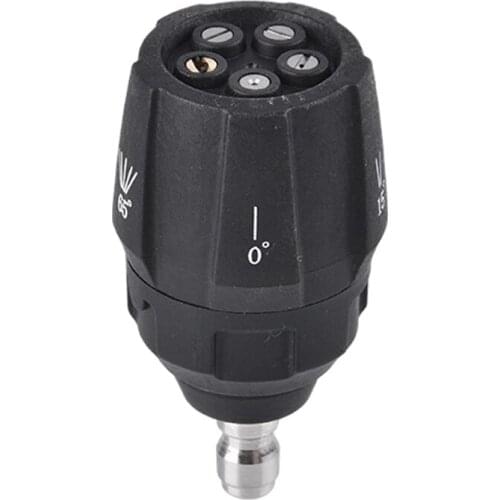 Pressure Washer Spray Nozzle, 5-in-1 Quick Change and Adjustable , 1/4in Plug Connect Tips 3000PSI for Pressure Washer
