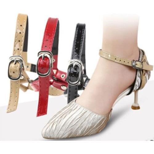 Women PU Leather Shoes Belt Creative Design Convenient Ankle Shoe Tie Lady Strap Lace Band for Holding Loose High Heels