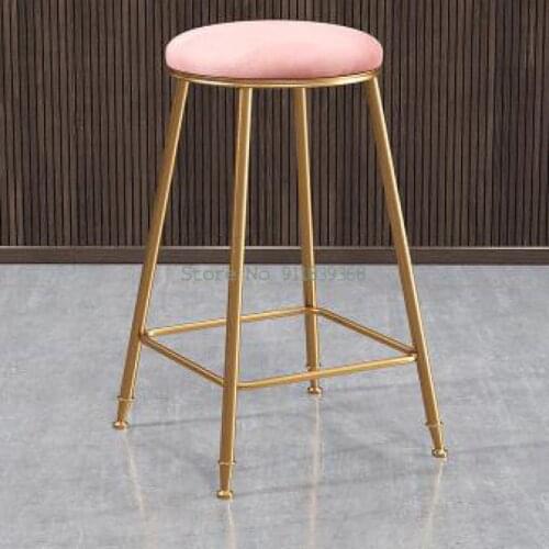 Nordic Iron Bar Chair Family Folding High Stool Coffee Restaurant Modern Simple High Stool Can Be Stacked