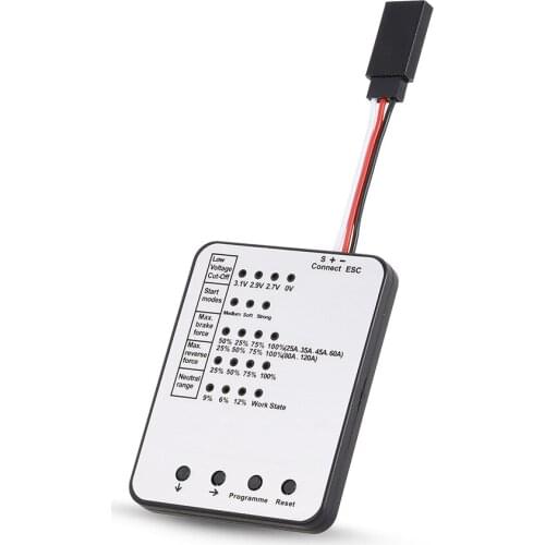SURPASS HOBBY Racerstar LED Program Card for 25/35/45/60/80/120A ESC Electronic Speed Controller Motor Set for RC Car