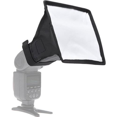 High Quality Photography Universal Foldable Softbox 15*17cm/5.7*6.7in Flash Diffuser For DSLR Camera Flash Light Speedlite