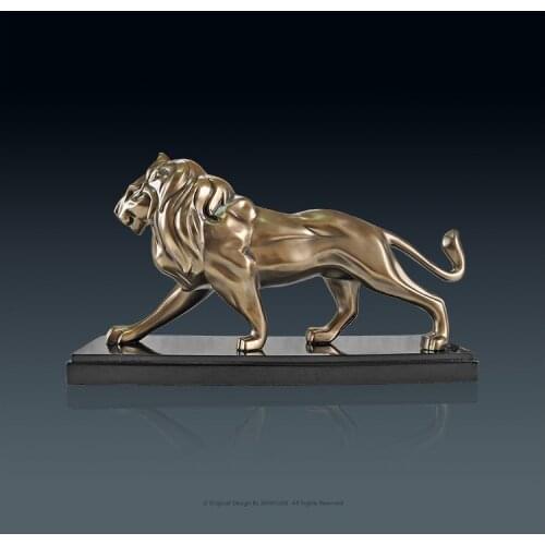 European Retro Domineering Lion Ornaments Home Decorations Business Gifts