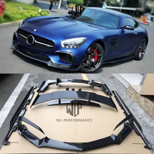 AMG GT R Style High Quality Carbon Fiber Side Skirts Car Styling For Mercedes-Benz AMG GT R Style Car Body Kit