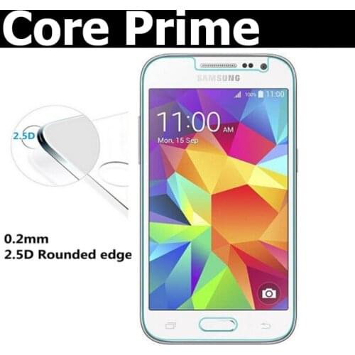 For Samsung Galaxy Core Prime Glass Screen Protector 0.26mm 2.5D Glass Film Cover for Galaxy Core Prime SM-G360H SM-G361H G361F
