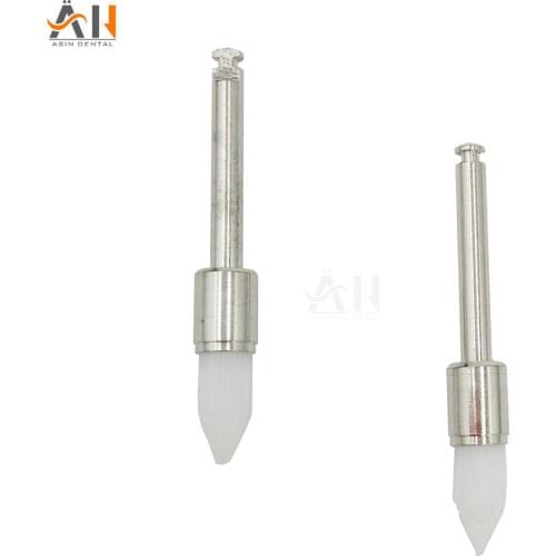 100 Pcsx high quality Dental Prophy Brush White Nylon Tapered Type Polishing Brush dentist