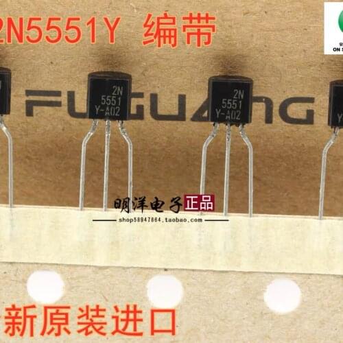 2000pcs/lot 2N5551Y 2N5401Y 2N5401YTA 2N5551YTA TO-92 Platoon NEW Original free shipping