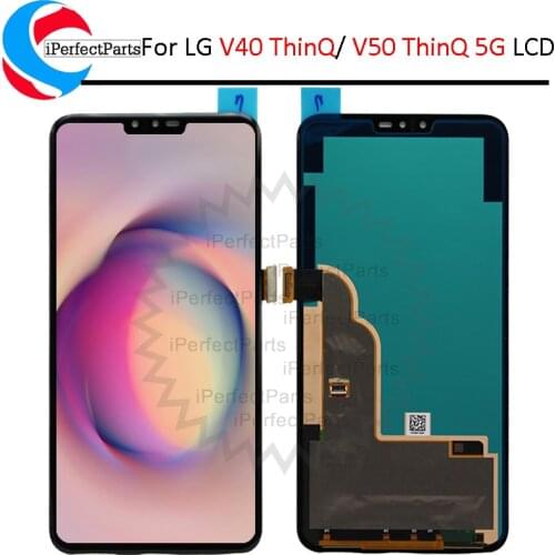 100% Tested 6.4" For LG V40 ThinQ V50 LCD Screen Touch Screen Digitizer Assembly replacement For LG V40 V50 LCD