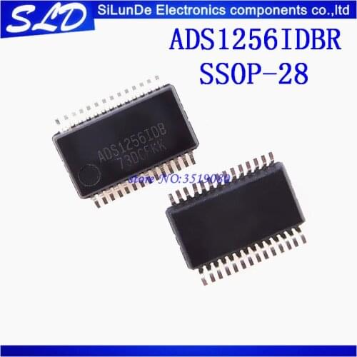 Free Shipping 10pcs/lot ADS1256IDBR ADS1256IDB ADS1256 SSOP-28 new and original in stock