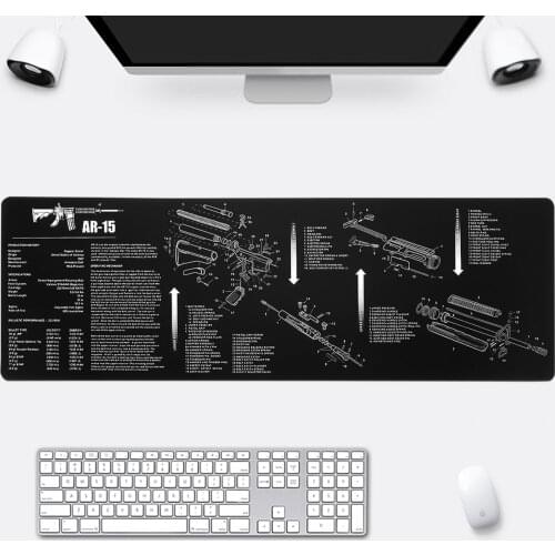 Large Gaming Mouse Pad Gamer Keyboard Mousepad Rubber Big Laptop Notebook Desk Mat Shooting Enthusiast Computer Play Mat