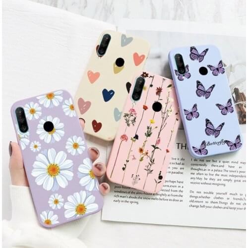 For Huawei P30 Lite Pro Case Soft TPU Silicone Cover For Huawei p30lite p30pro p 30 Flower Love Heart Protective Coque Funda Bag