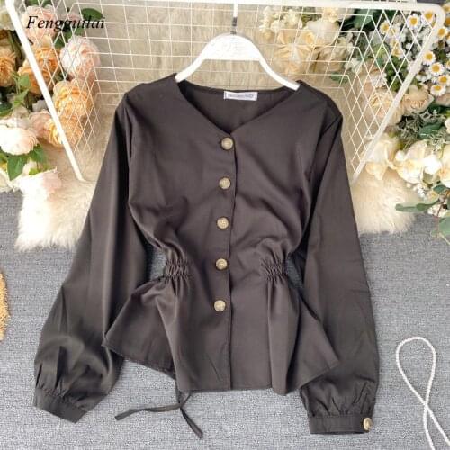 Fengguilai Women's Corduroy Shirts