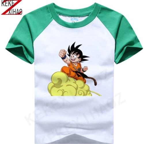 Summer New Cartoon Print Girls T Shirt Leisure Boys T-shirt Children Harajuku Boy Tshirt Kawaii Kids Tops Vogue Clothes