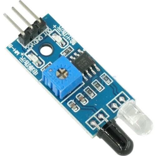 IR Infrared Obstacle Avoidance Sensor Module for Arduino Smart Car Robot 3-wire Reflective Photoelectric New