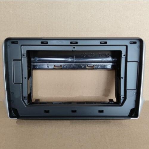 Car Fascia Navigation Fascias Dash Frame Kit For 10" ~ 10.2" Universal Android Multimedia Player For Peugeot 2008 2014 2015 2016