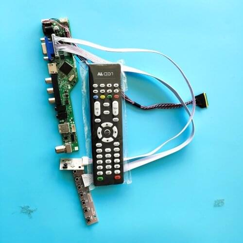 Kit for LP173WD1 Display Screen Audio Remote 40pin 1600x900 VGA TV AV USB HDMI Controller Doard LVDS Panel LED LCD Monitor