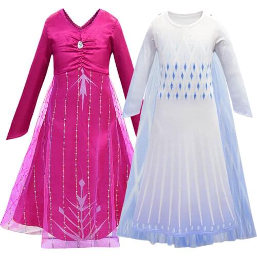 Halloween Cosplay Costume Kids Dresses for Girls Dress Fashion Queen Princess Dress Birthday Party Fantasia Vestidos Clothing