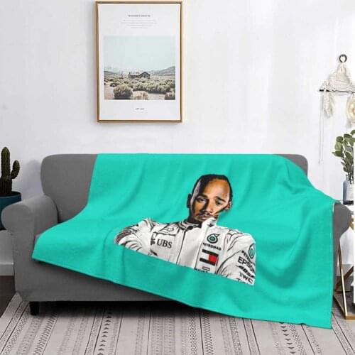 Lewis For Home Sofa Bed Camping Car Plane Travel Portable Blanket Lewis Celebrity Lewis Celebrity England Motorsport Motor
