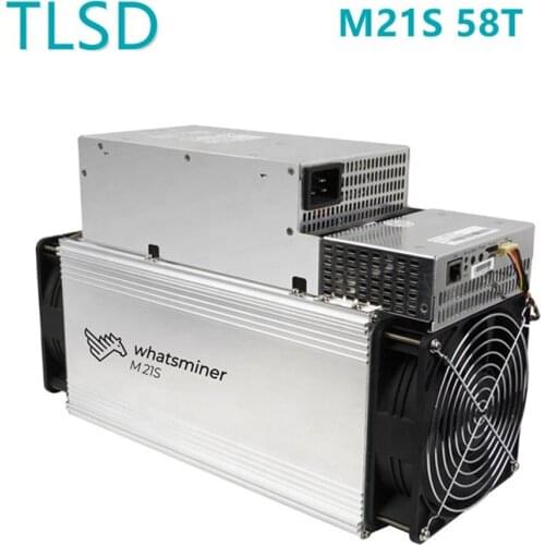 TLSD Used BTC MicroBT Mining Whatsminer M21S 58T Bitcoin Miner