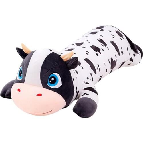 Cartoon Cute Pet Cow Children Plush Stuffed Toy Birthday Christmas Gift Animals Pillow
