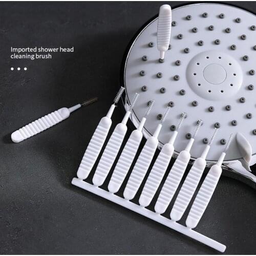 Shower Nozzle Cleaning Brush 10 Sets Of Shower Pore Gap Cleaning Brush Head Anti-clogging Small Brush Bathroom Cleaning Tools