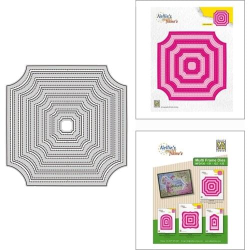 2021 New Nesting Inverted Corner Metal Cutting Dies for DIY Scrapbooking Decor and Card Making Paper Craft Embossing No Stamps