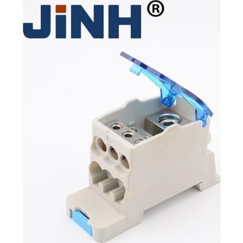 Factory Direct Sale Din Rail Distribution Box Block Universal Electric Wire Connector Junction Box Terminal Block