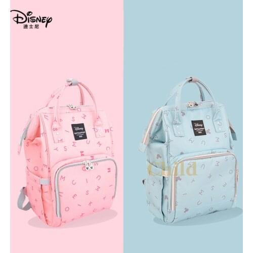 Disney Backpack Mother Bag Portable Large-capacity Mother and Baby Backpack out Multi-function Backpack Fashion Mommy Bag