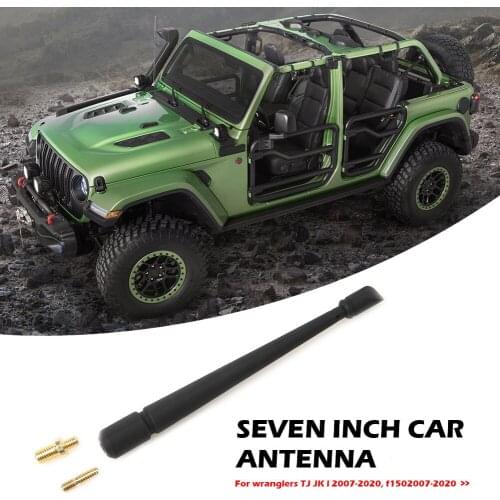 Signal Aerial Amplified Antenn Car Antenna Vehicle Mounted Antenna for Jeep Wrangler JK 2007 Car Modification