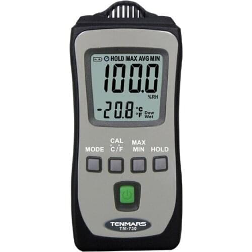 TENMARS TM-730 Temperature/ Humidity Meter Use For Humidity, Temperature, Wet bulb and Dew point