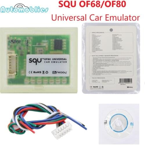 SQU OF68 Universal Car Emulator OF80 Car Airbag Tester Emulator Signal Reset Immo Programs Seat Occupancy Sensor Diagnostic Tool
