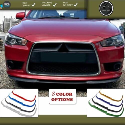 For Mitsubishi lancer evo front lip universal spoiler lip bumper 3 piece free fast shipping designed full harmony body kit design