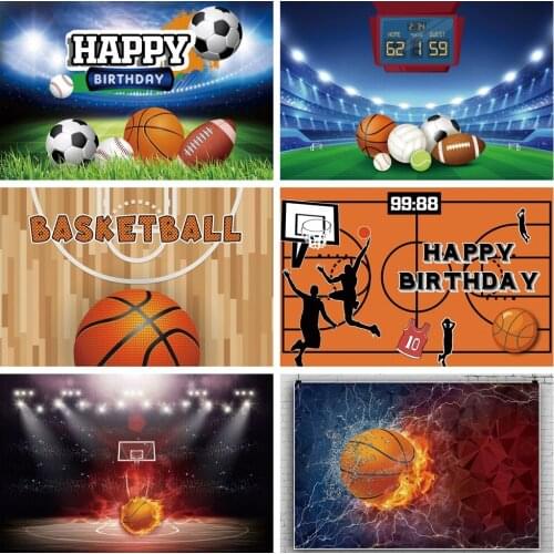 Yeele Football Basketball Field Photocall Boy Birthday Party Baby Backdrop Photographic Decoration Backgrounds For Photo Studio