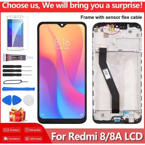 6.22" Original LCD For Xiaomi Redmi 8 8A LCD Display Touch Screen Digitizer Assembly With Frame For Xiaomi Redmi 8 LCD Screen