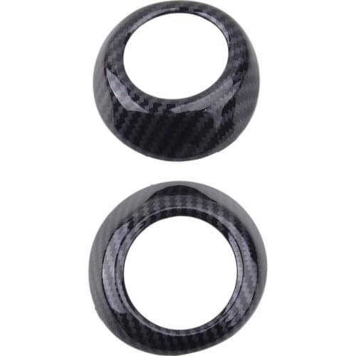 1 Pair Car Front Door Stereo Speaker Cover Trim Frame Decoration Decor ABS Fit for Toyota Tundra 2014 2015 2016 2017 2018 2019