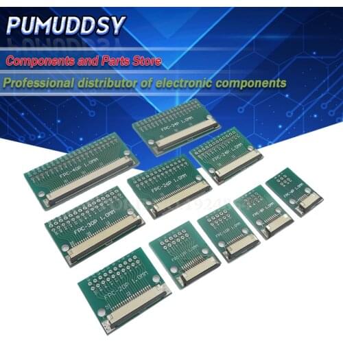 1PCS DIY FPC/FFC adapter board 1.0mm connector 4P 5P 14P 18P 26P 30P 34P 40P
