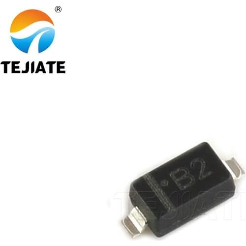 100PCS MBR0520LT1G B2 MBR0520 SOD-123 Schottky diode