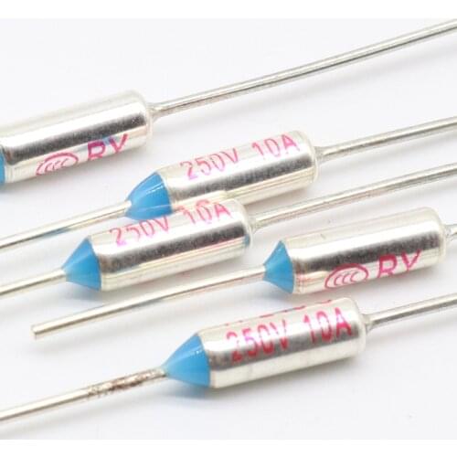 2017 Hot 20 Pcs TF 240 Celsius Circuit Cut Off Thermal Fuse 250V 10A