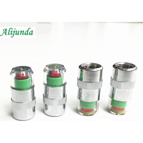 4 sets of 1 ordinary automobile automatic tire pressure monitoring valve stem cover sensor indicator warning FOR Ford Buick