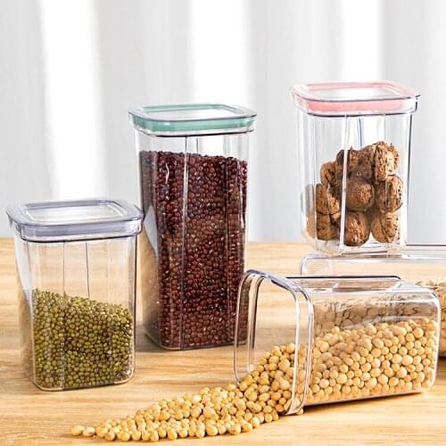 Large Capacity Grain Storage Jars Food Kitchen Nordic Luxury Sealed Storage Jars Household Tarros De Cocina Kitchen Items DG50PG