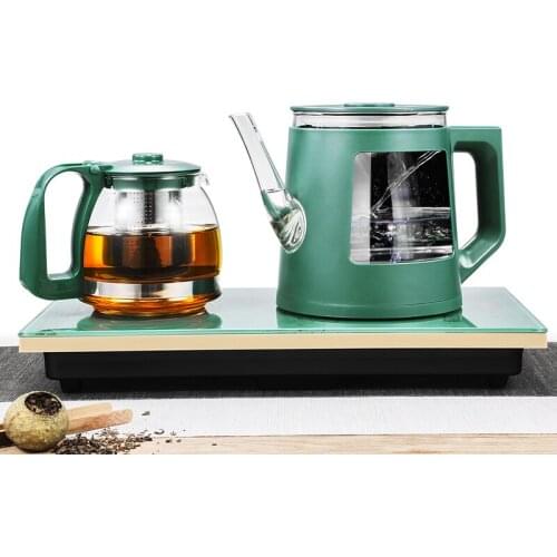Household Electric Kettle Automatic Bottom Water Kettle Water Injection Coffee Table Integrated Tea Set Induction Cooker