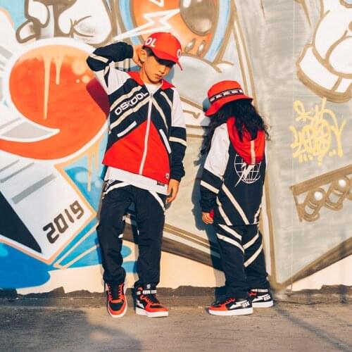 ChildrenS Performance Costumes Jazz Dance Clothes Tops Shorts 2 Pieces Set For Kids Hip Hop Modern Street Dancing Suit DWY3961