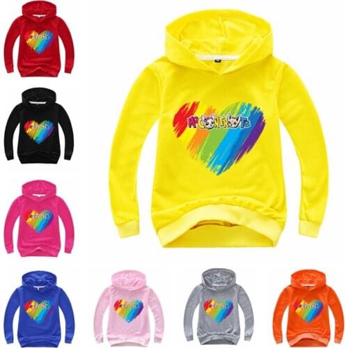Kids hoodies Boys tops Girls sweatshirt Me Contro Te Long Sleeve t shirts Baby Clothes Toddler Sportswear Childrens hooded