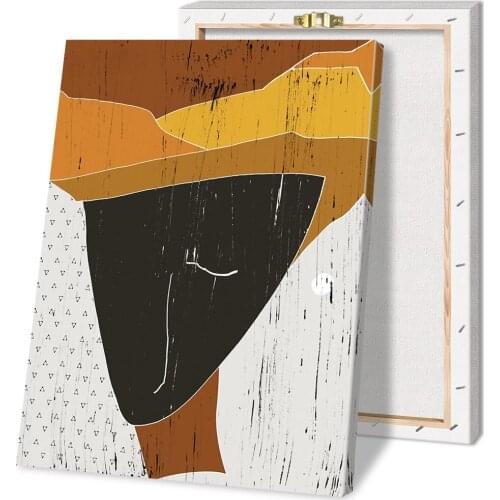 HD Home Decoration Printing African American Poster Canvas Wall Art Oil Painting Living Room Decoration with Frame