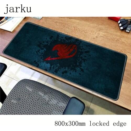 Fairy Tail mouse Colourful computer gamer mause pad 800x300X2MM padmouse Mass pattern mousepad ergonomic gadget office desk mats