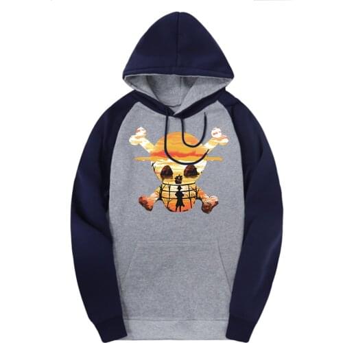 Men Fleece One Piece Printing Pullovers Raglan Hooded Sweatshirts Autumn Winter Streetwear Solid Hoodies Male Moleton Masculino